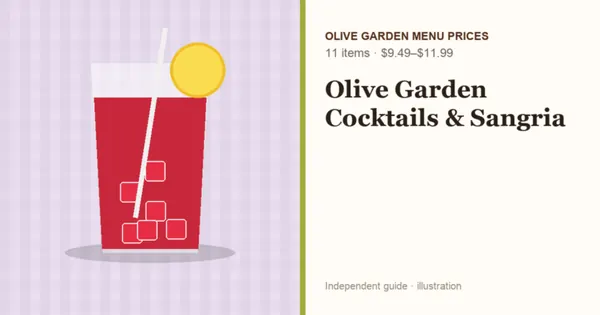 Olive Garden Cocktails & Sangria