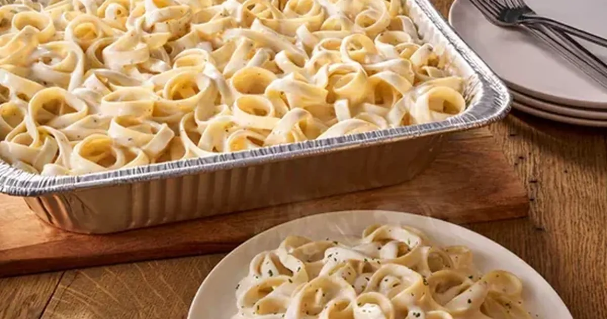 Olive Garden Fettuccine Alfredo Pan