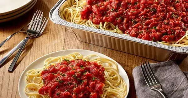 Olive Garden Spaghetti with Marinara Pan